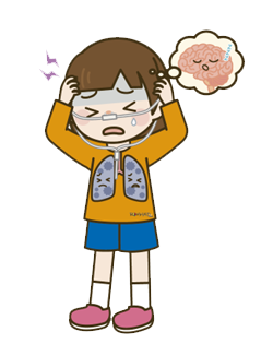 低換気（呼吸異常）